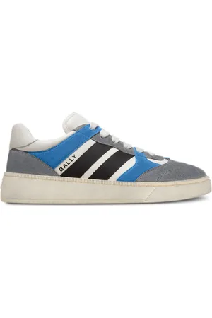 Bally Panelled suede sneakers