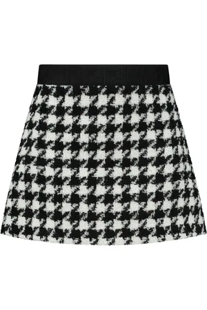 Fendi Pied-de-poule A-line skirt