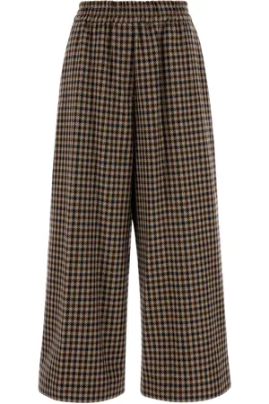 Max Mara Ebe checked trousers