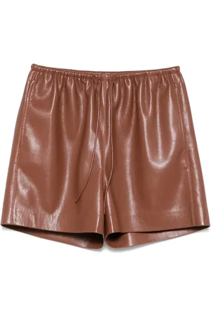 Nanushka Faux-leather shorts