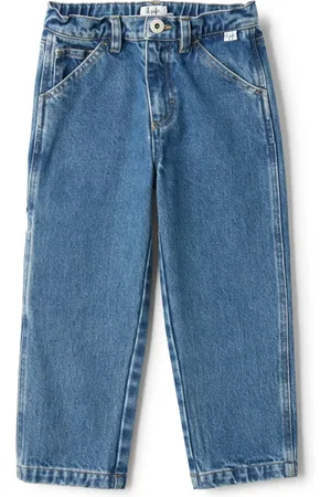 Il gufo Elasticated-waist jeans