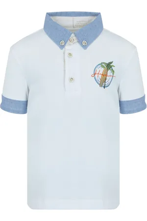 Lapin House Embroidered-logo polo shirt