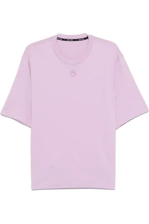 Marine Serre Crescent Moon-embroidered T-shirt
