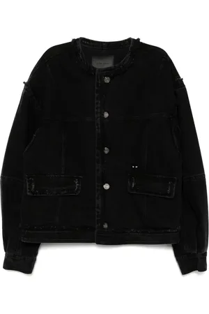 SONGZIO Round-neck denim jacket