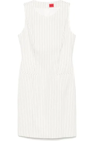 HUGO BOSS Striped shift mini dress
