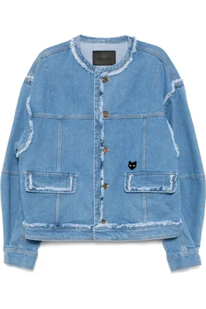 SONGZIO Round-neck denim jacket