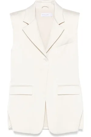Patrizia Pepe Satin-finish waistcoat