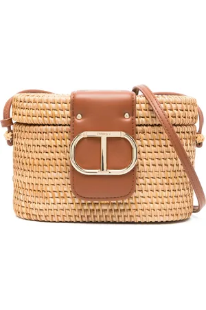 Twin-Set Interwoven-design mini bag
