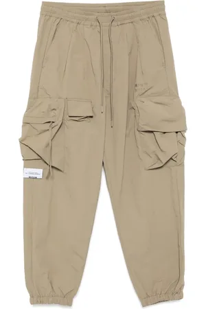 Musium Div. Logo-embroidered cargo trousers