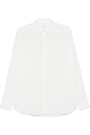 LARDINI Pointed-collar shirt