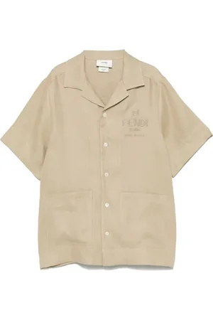 Fendi Embroidered-logo shirt