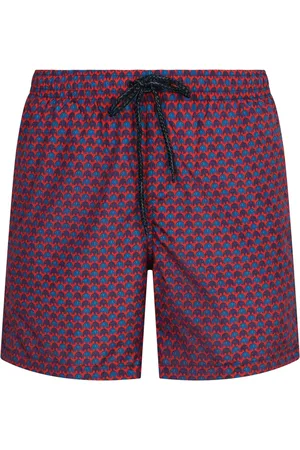 DRUMOHR Pattern-jacquard swim shorts