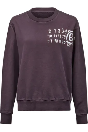 Maison Margiela Numbers-print cotton sweatshirt