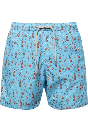 MC2 SAINT BARTH Pattern-jacquard swim shorts