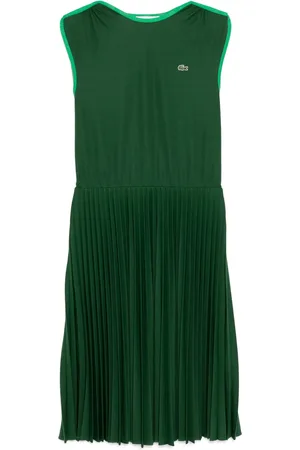 Lacoste Sleeveless pleated dress