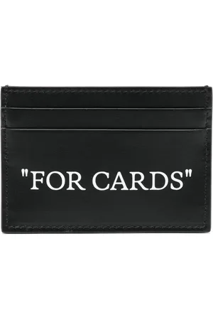 OFF-WHITE Quote Bookish leather cardholder