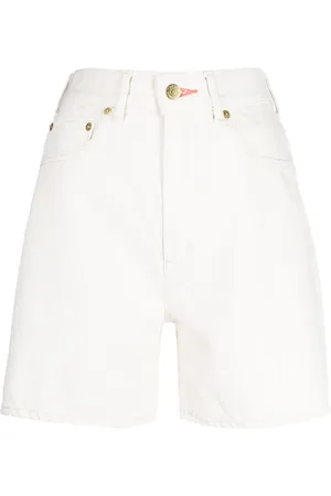 TU ES MON TRESOR The Coral high-rise denim shorts