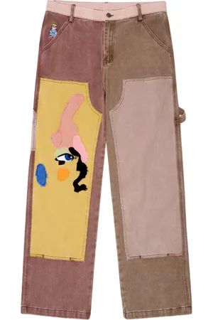 KIDSUPER STUDIOS Patchwork trousers