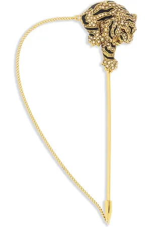 Roberto Cavalli Tiger-motif brooch pin