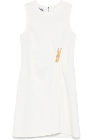 Moschino Peg-patch midi dress