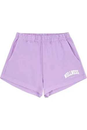 Sporty & Rich Wellness Ivy Disco graphic shorts