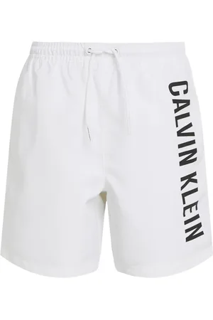 Calvin Klein Logo-printed swim shorts