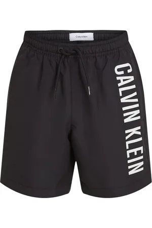 Calvin Klein Logo-printed swim shorts