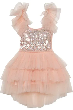 Tutu Du Monde Ruffle-detail tulle dress