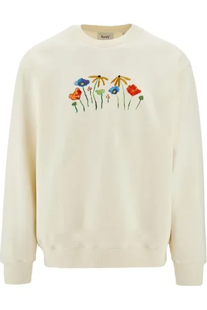 Foret Botanic floral-embroidered sweatshirt