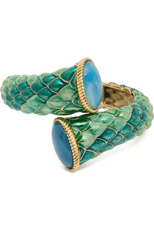 Roberto Cavalli Scaled cuff bracelet