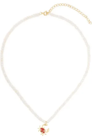ESHVI Pearl crab necklace
