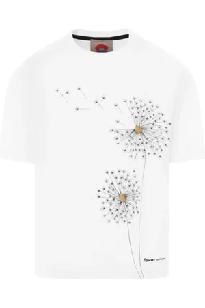 Flower Mountain Dandelion-print T-shirt