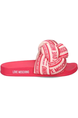 Moschino Logo-print slides