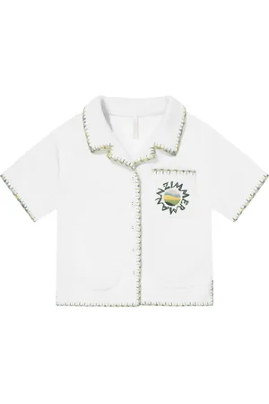 ZIMMERMANN Tallow embroidered-pocket shirt