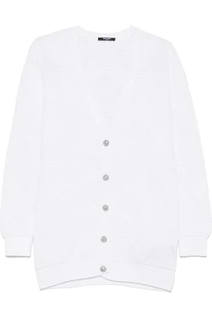 Balmain Diamond-pattern cardigan