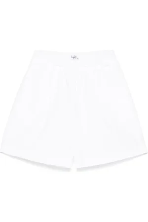 Il gufo Logo-tag shorts