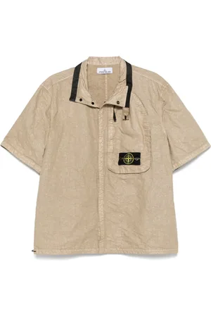 Stone Island Compass-badge shirt
