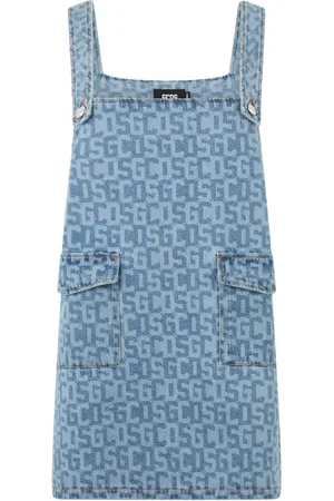 GCDS Monogram denim dress