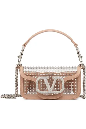 VALENTINO GARAVANI Loc?? crystal-embellished shoulder bag
