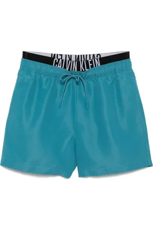 Calvin Klein Double-waistband swim shorts