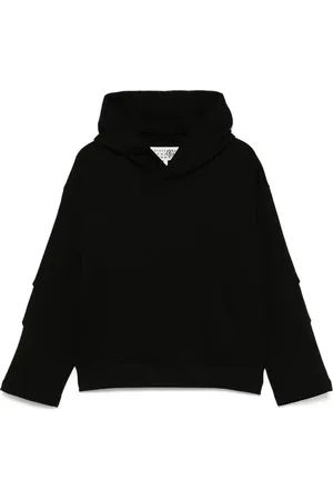 Maison Margiela Single stitch-logo hoodie