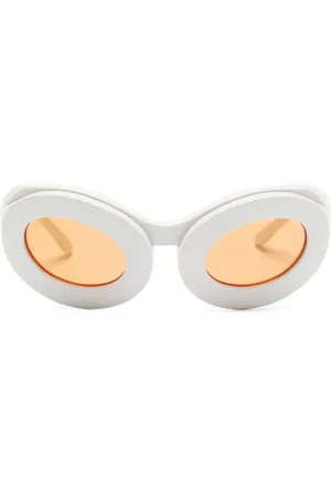 HENRIK VIBSKOV Tyler oval-frame sunglasses