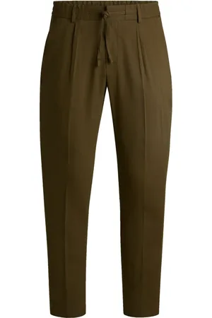 HUGO BOSS Drawstring straight-leg trousers