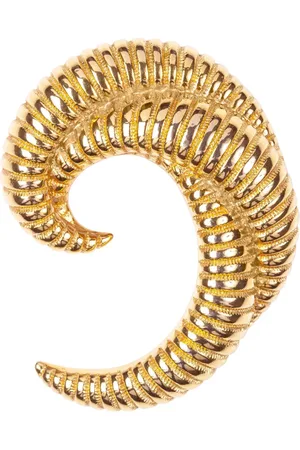 Susan Caplan 1960s Monet textured brooch