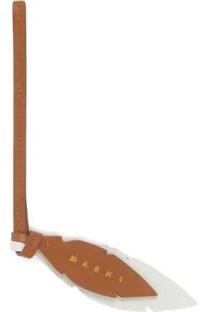 Marni Feather leather charm