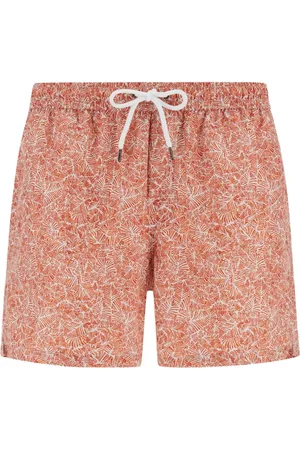 Boggi Milano Botanical-print swim shorts