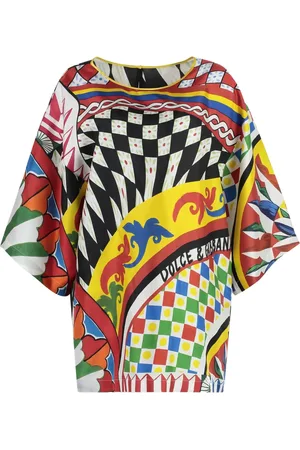 Dolce & Gabbana Printed silk blouse