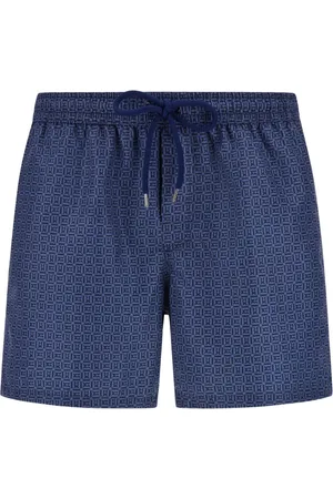 Boggi Milano Monogram-print swim shorts