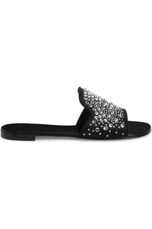Giuseppe Zanotti Andromedha rhinestone-embellished satin sandals