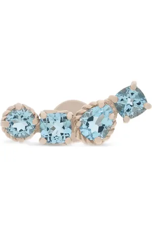 Dolce & Gabbana 18K gold topaz single earrings